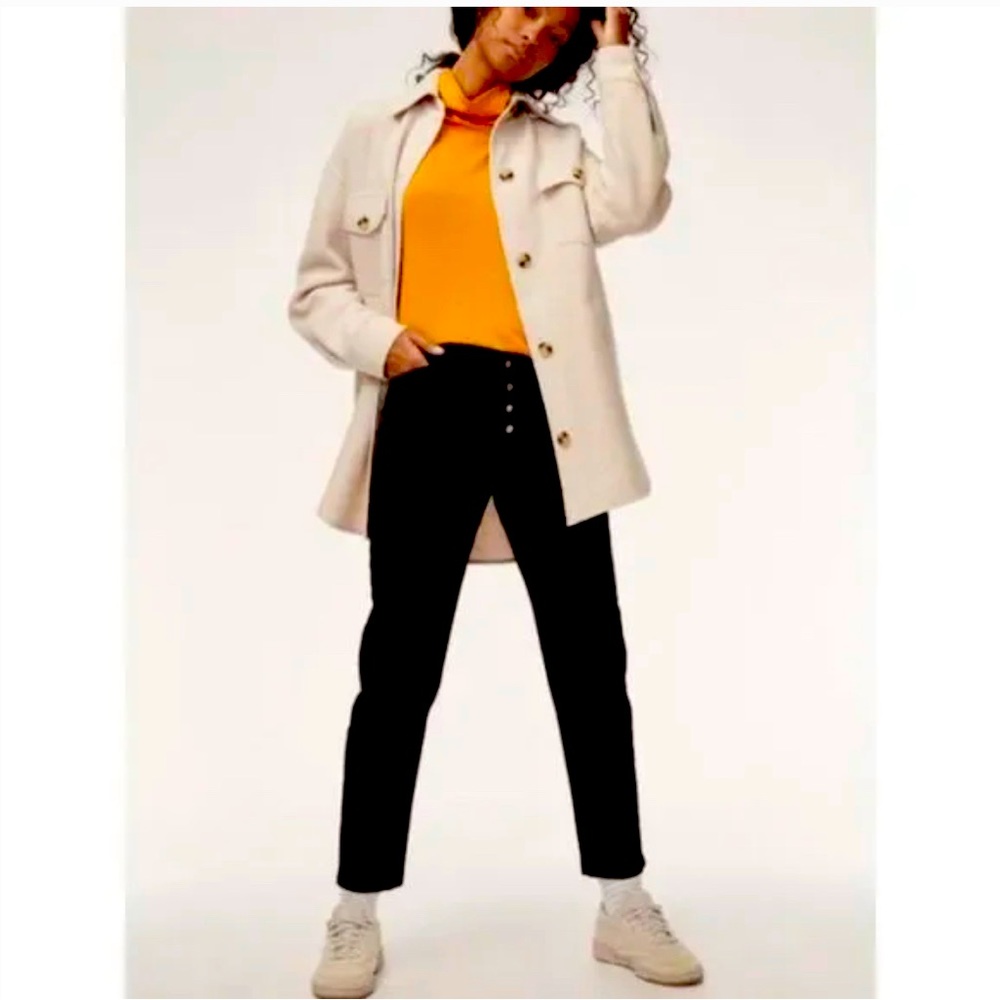 Wilfred free MISHA orange turtleneck .. size S